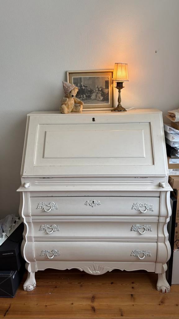 Brocante secretaire / bureautje/ buro’tje, Huis en Inrichting, Kasten | Secretaires, Zo goed als nieuw, Ophalen