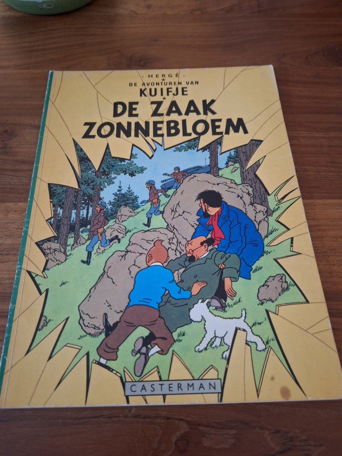 Kuifje - De Zaak Zonnebloem (Casterman 1956), Boeken, Eén stripboek, Verzenden, Gelezen