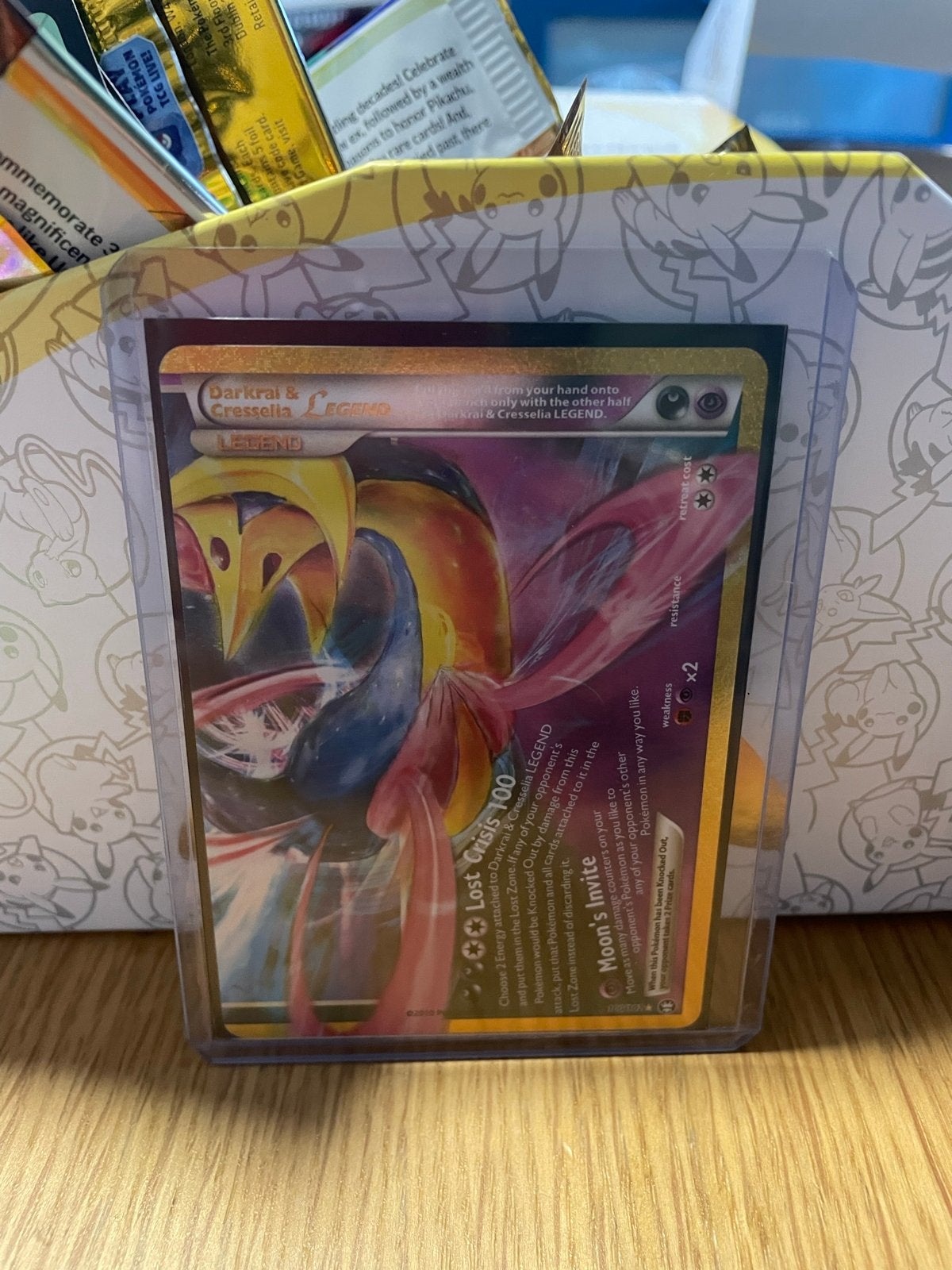 Darkrai & Cresselia LEGEND Pokémon Kaart, Ophalen, Nieuw, Losse kaart