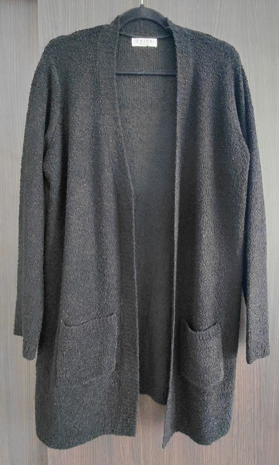 Zwart gebreid vest van Enjoy Womanswear, Kleding | Dames, Truien en Vesten, Enjoy Womanswear, Zwart, Maat 42/44 (L), Ophalen of Verzenden