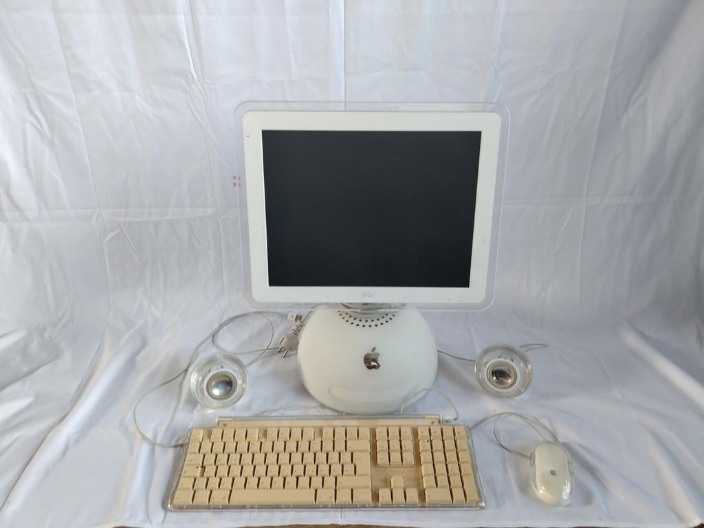 Apple iMac G4 met toetsenbord, muis en speakers, Computers en Software, Apple Desktops, Ophalen of Verzenden