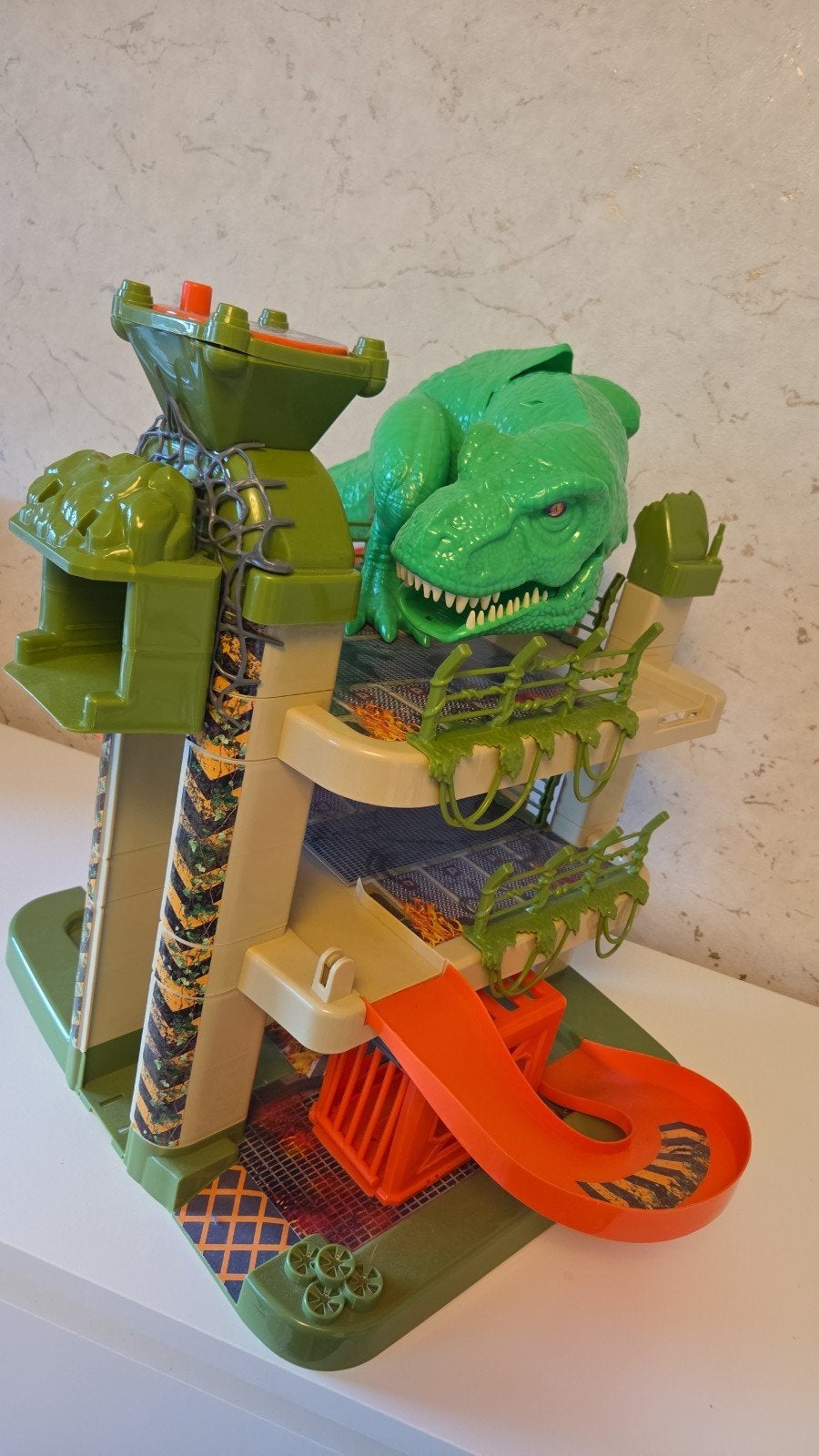 T-Rex Garage Speelset met Dinosaurus, Ophalen, Jongen of Meisje