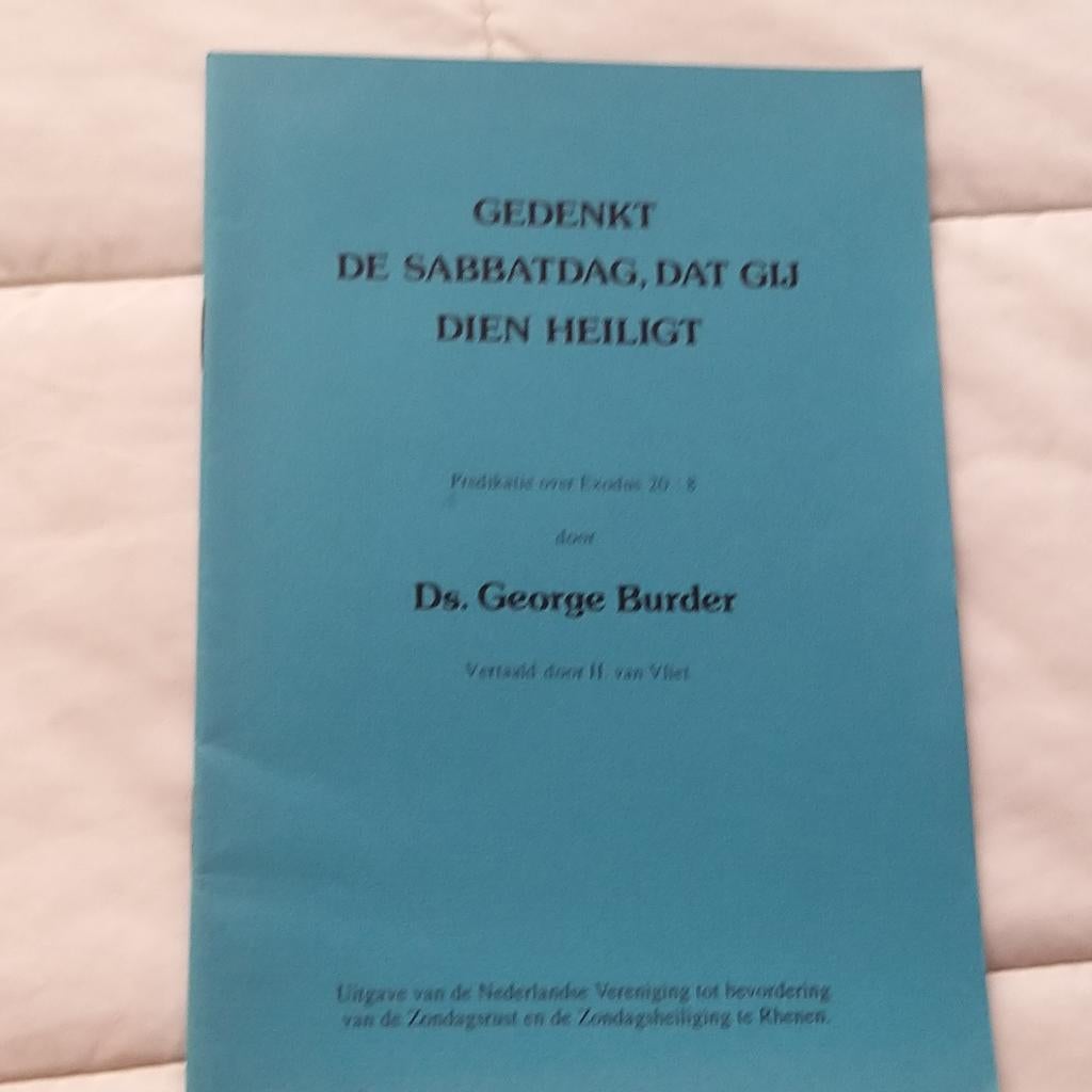 2  gedenkt de sabbatdag dat gij die heiligt preek Exodus ., Gelezen, Christendom | Protestants, Ophalen of Verzenden, George Burder