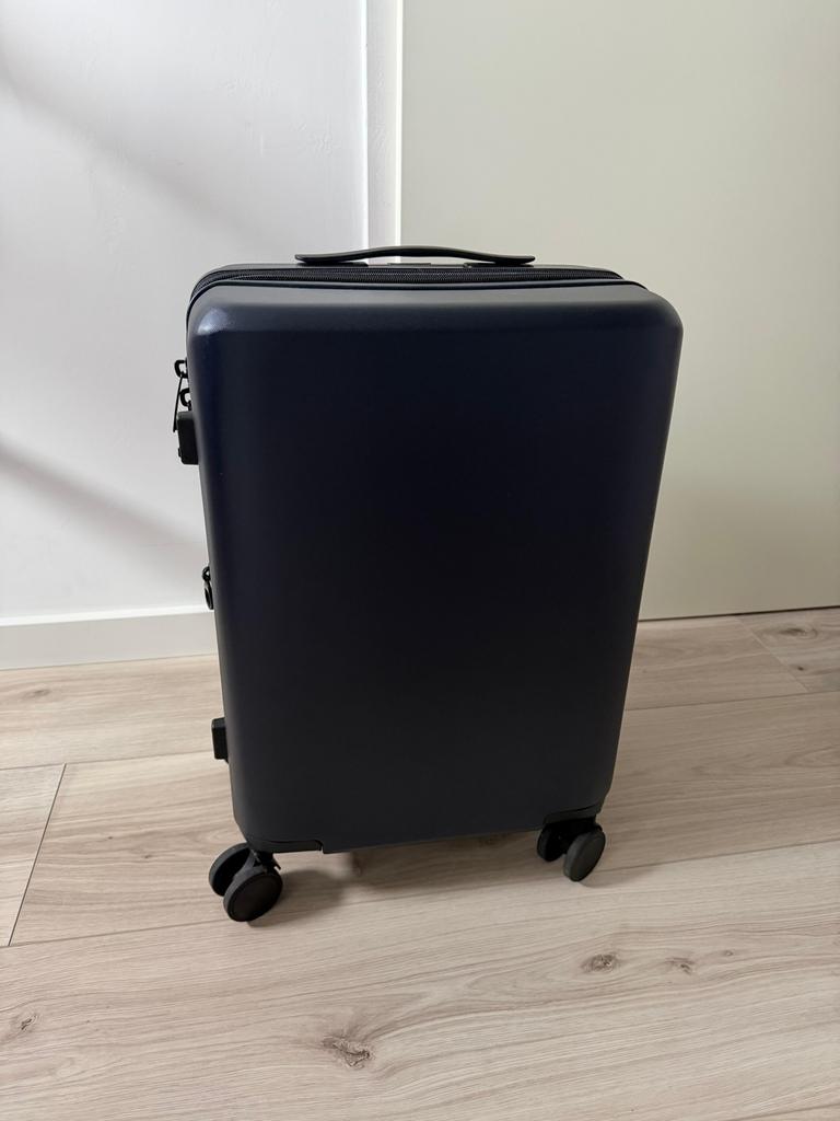 Dakozo Handbagage Trolley - Polycarbonaat - TSA Slot - Blauw, Ophalen, 40 tot 60 cm, 20 tot 30 cm, Blauw