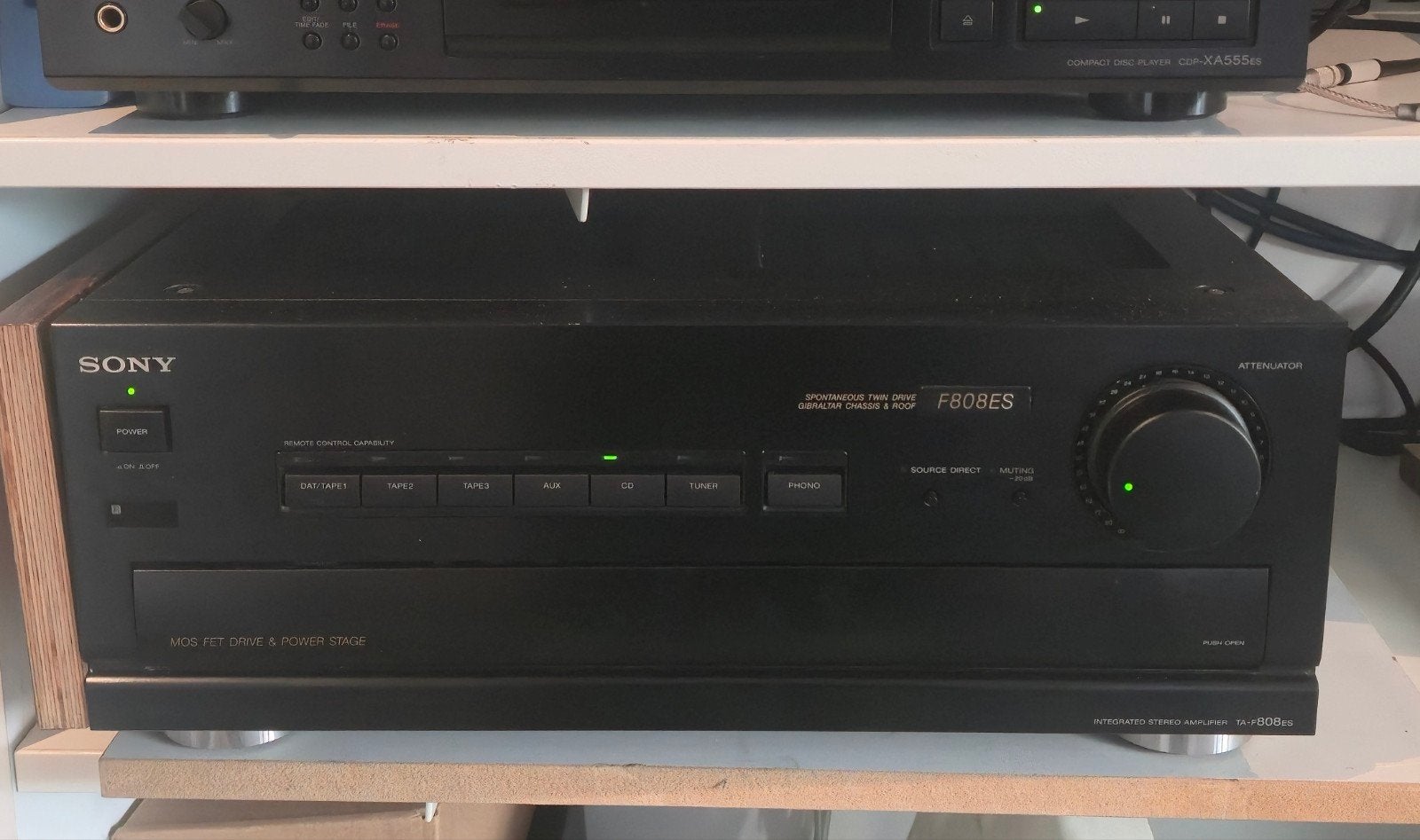 Te Koop Sony TA-F808ES Versterker (lees), Ophalen, Gebruikt, Sony, 120 watt of meer