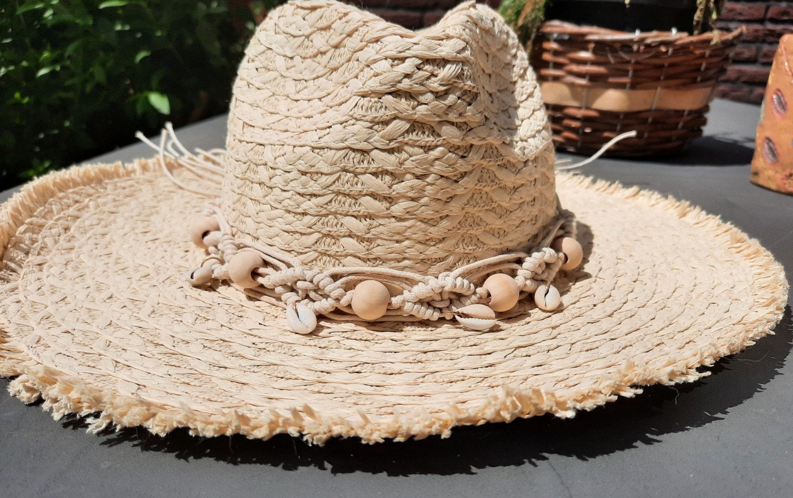zomerhoed 1 maat met aantrek touwtje, Kleding | Dames, Ophalen of Verzenden, Nieuw, One size fits all, Hoed
