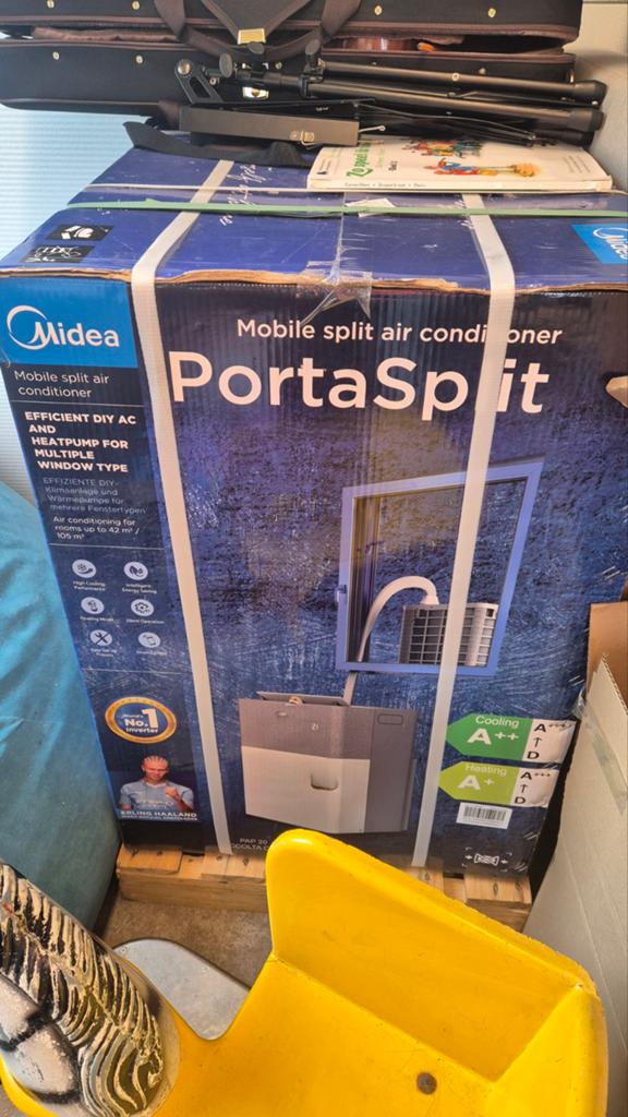 3x Midea PortaSplit Mobiele Airco - Zo goed als nieuw, Witgoed en Apparatuur, Airco's, Zo goed als nieuw, Mobiele airco, 60 tot 100 m³