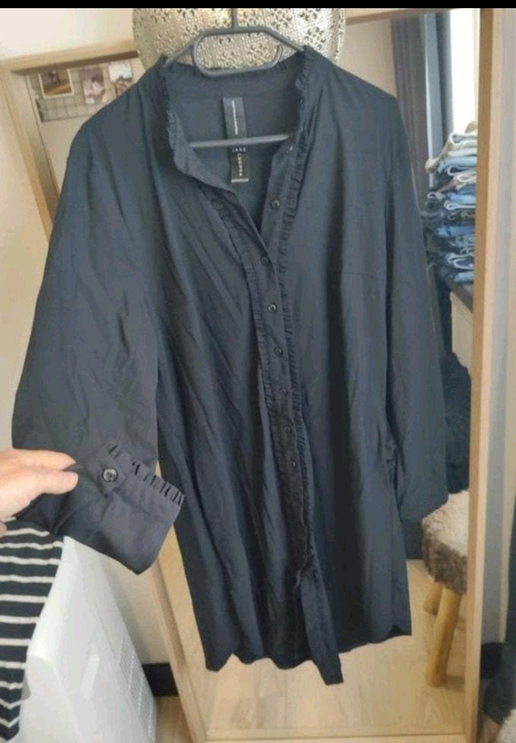 Jane luska xxl travelstof xxl, Kleding | Dames, Jurken, Ophalen of Verzenden, Zo goed als nieuw, Maat 46/48 (XL) of groter, Boven de knie