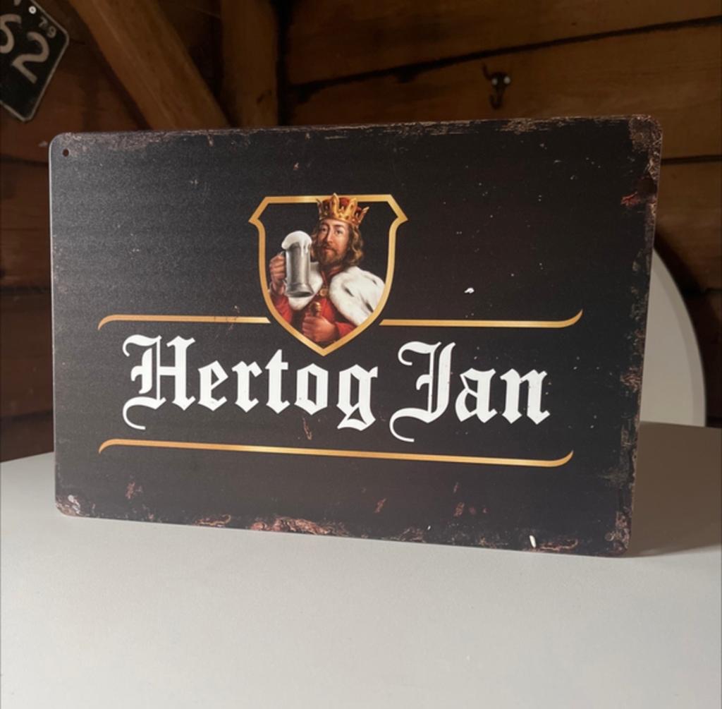 Hertog Jan Metalen Reclamebord - Vintage Look, Reclamebord, Xx, Xx, Nieuw