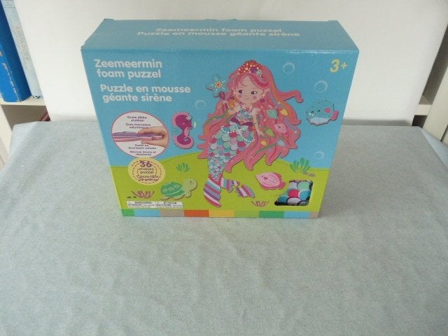 Zeemeermin foam puzzel 36 stukjes nieuw in doos, Ophalen of Verzenden, 10 tot 50 stukjes, Nieuw, 6 jaar of ouder