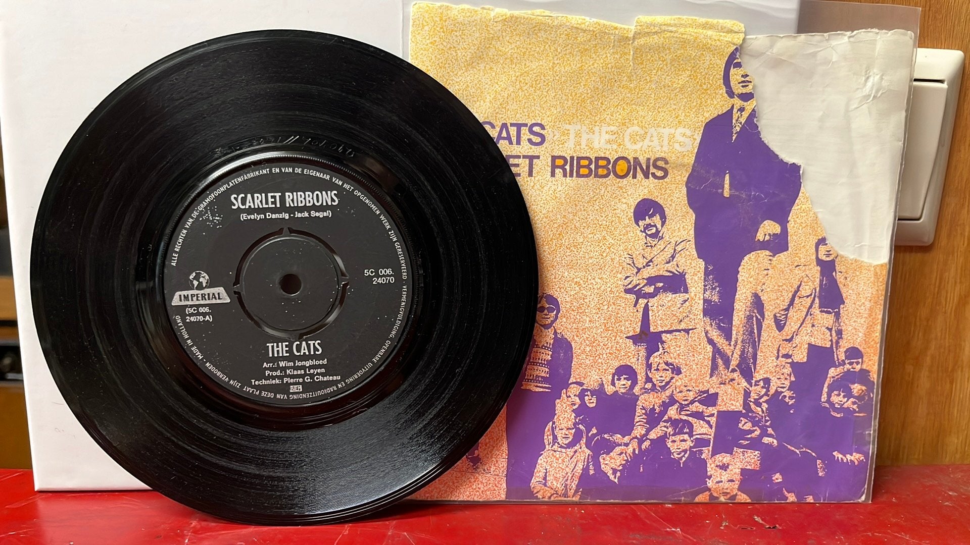 The Cats Scarlet Ribbons, Ophalen of Verzenden, Gebruikt, 7 inch, Pop