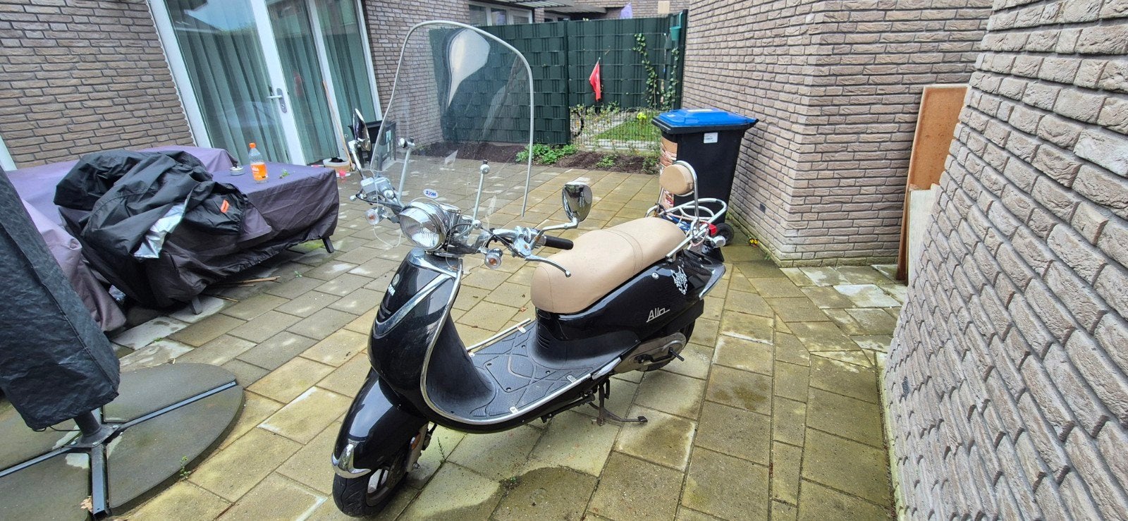 Sym Allo Scooter - Zwart, Goed Onderhouden, Ophalen, Gebruikt, Maximaal 45 km/u, Allo