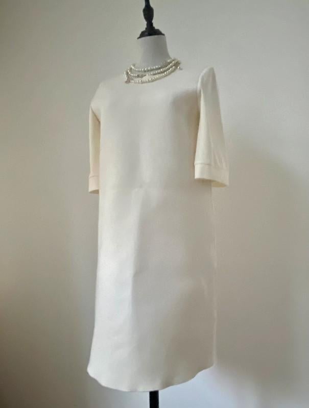 CATHRINE Hammel by Pauw (M) twv 450 jurk caban stretch, Maat 38/40 (M), Wit, Ophalen of Verzenden, Zo goed als nieuw
