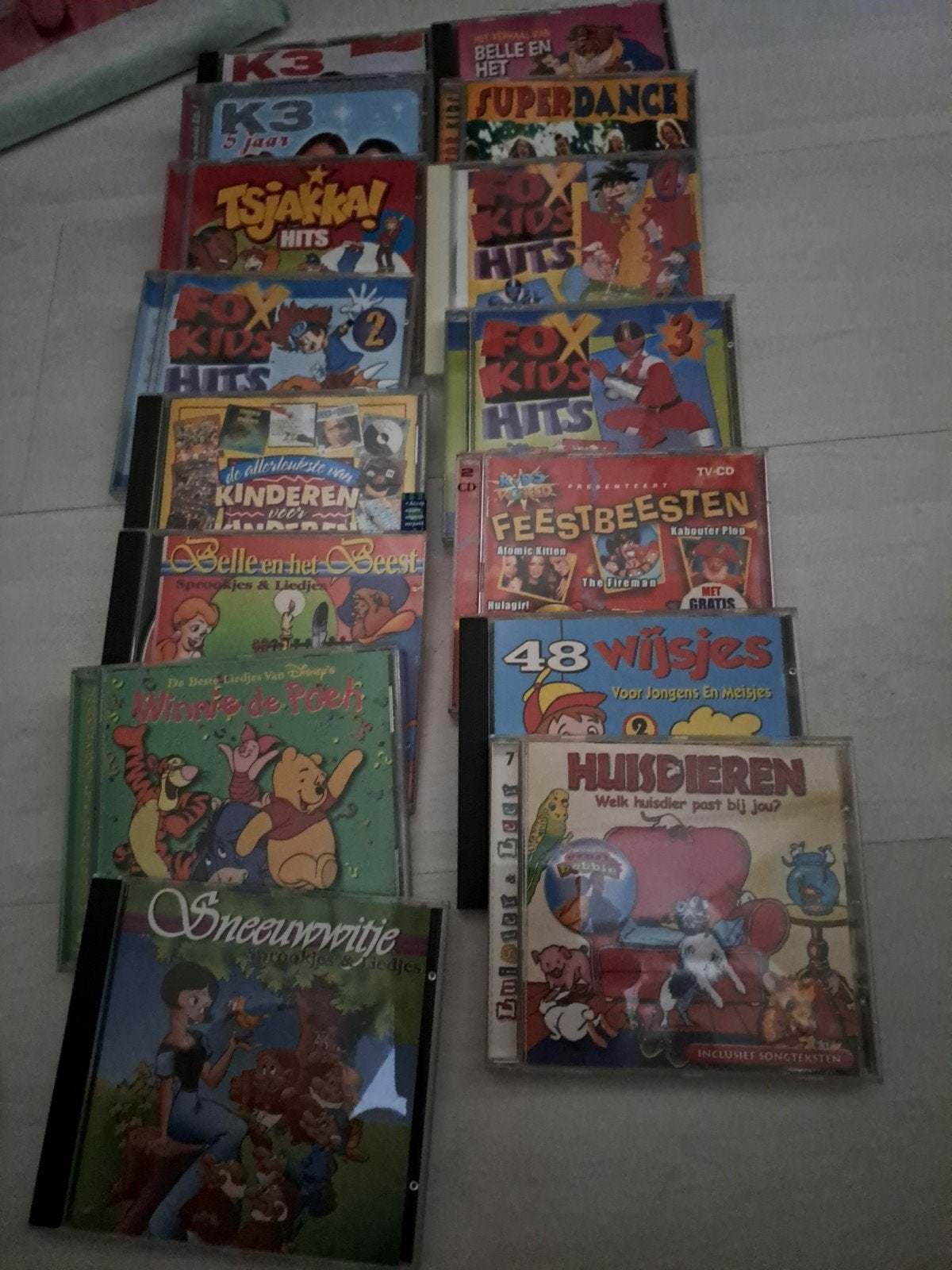 Grote collectie kinder CD's: K3, Disney, Fox Kids en meer!, Cd's en Dvd's, Gebruikt, 6 tot 9 jaar, Ophalen of Verzenden, Verzamelalbum