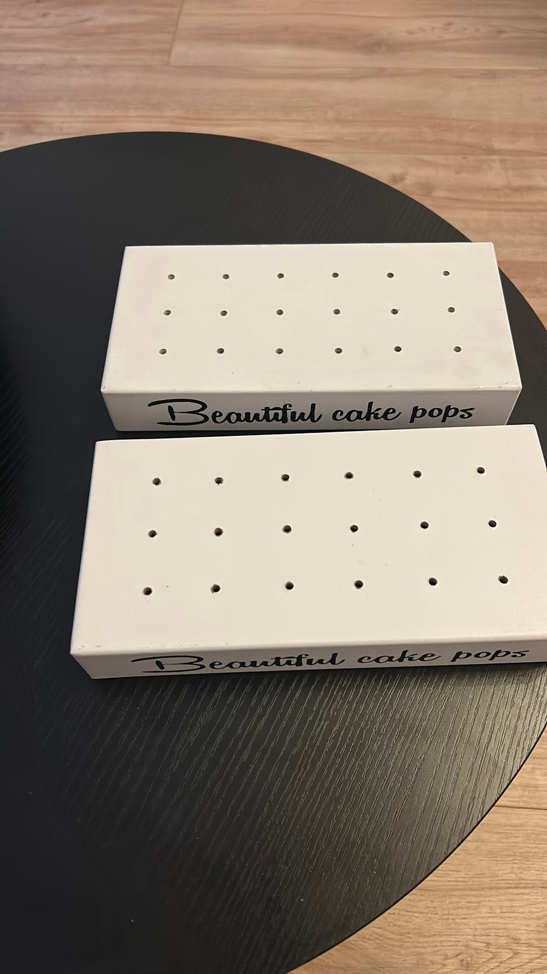 2x houten Cakepophouders Xenos zgan - 18 stuks per houder, Ophalen, Zo goed als nieuw, Taarten of Cupcakes, Serveervorm