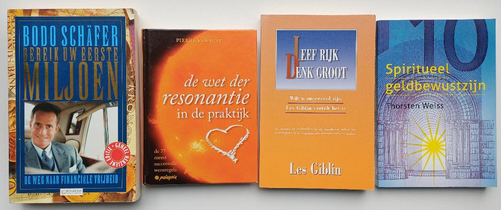 Spiritueel geldbewustzijn Wet der resonantie 1ste miljoen, Gelezen, Spiritualiteit algemeen, Schafer Franckh Giblin Weiss, Overige typen