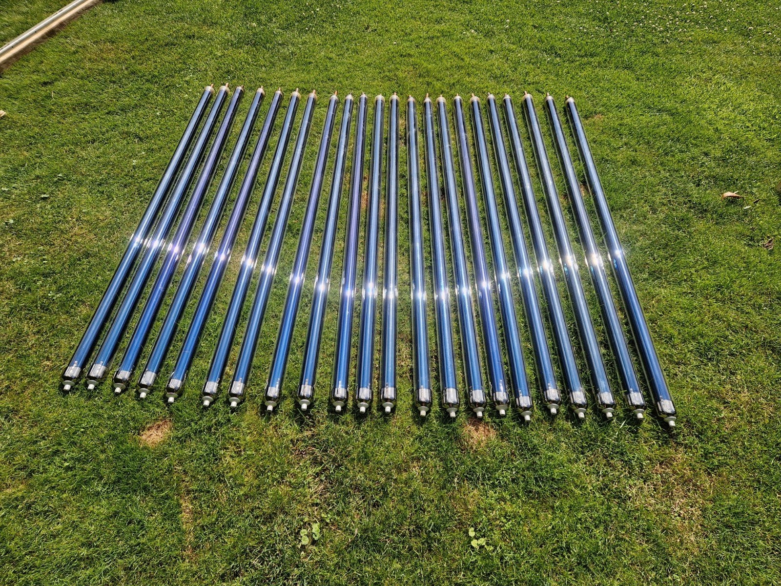 Heatpipe frame met 22 buizen -  gebruikt, Ophalen