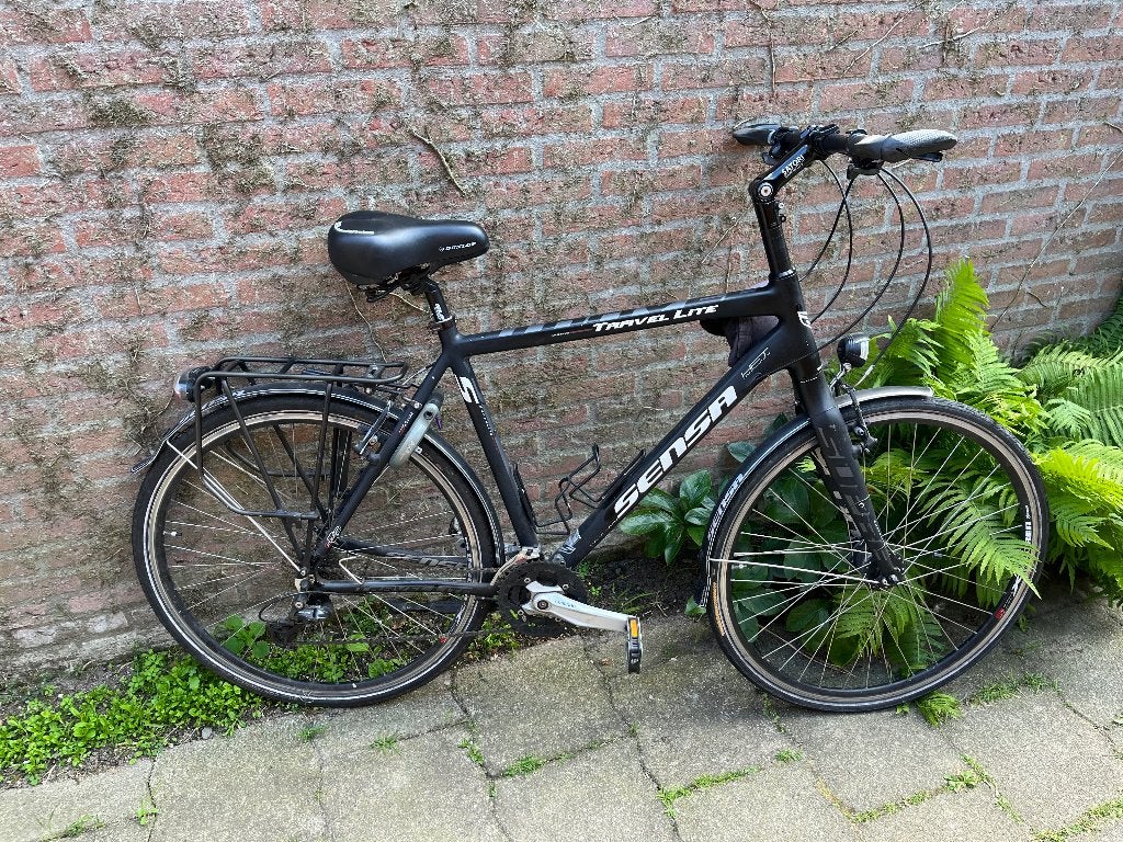 Sensa Travel Lite herenfiets / hybride fiets, Fietsen en Brommers, Gebruikt, Versnellingen, 53 tot 57 cm, Ophalen