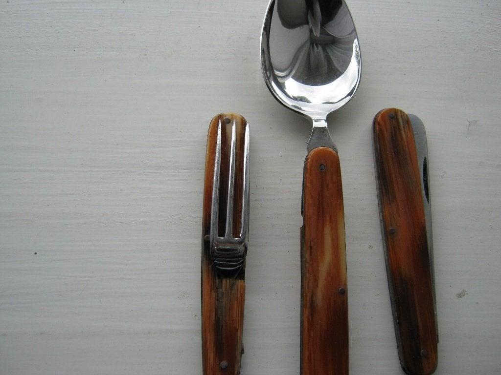 Antieke Reisset in etui, Verzenden