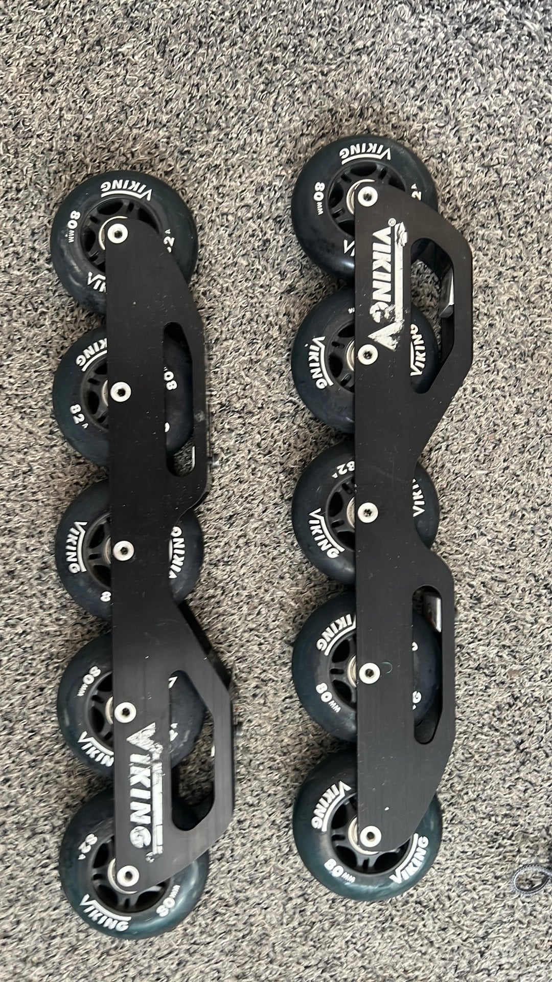 Viking onderstel met wielen, Sport en Fitness, Skeelers, Ophalen of Verzenden, Zo goed als nieuw, Inline skates 5 wielen
