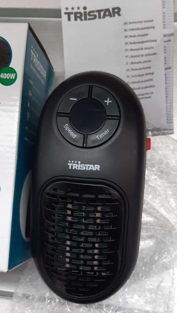 Tristar PD-8735 Plug Heater - Compacte 400W Kachel, Doe-het-zelf en Verbouw, Verwarming en Radiatoren, Nieuw, Kachel, 200 tot 500 watt