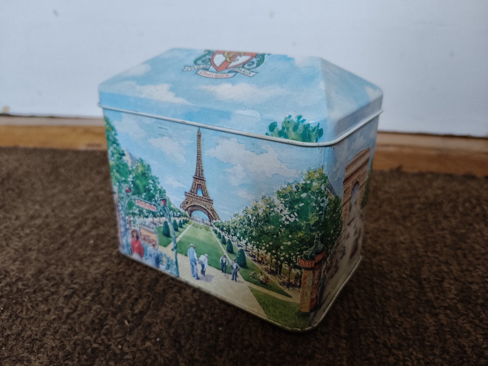 Churchill's Paris Blik - Engelse Cream Toffee, Ophalen of Verzenden, Gebruikt, Overige, Overige merken