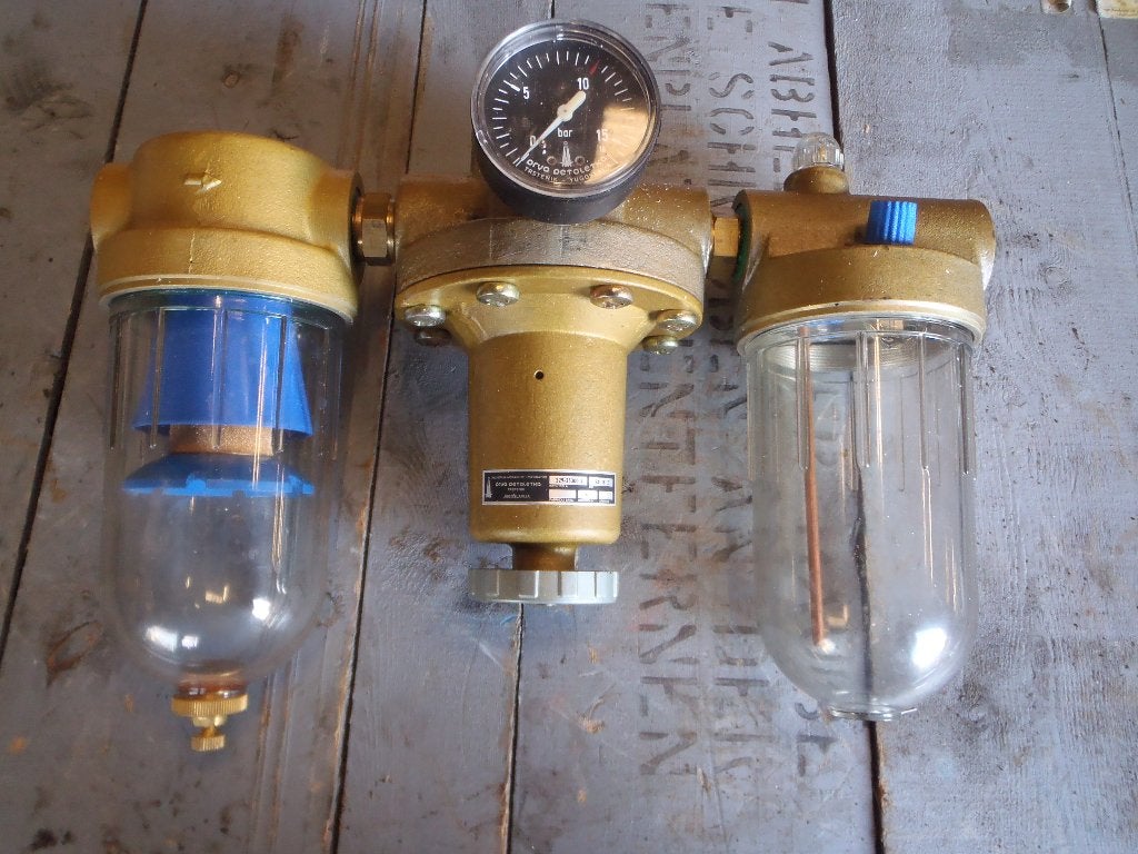 3/4 Inch Drukregelaar, Olie/Vochtafscheider, Druk regelaar, Doe-het-zelf en Verbouw, Compressors, 6 tot 10 bar, Nieuw, Ophalen of Verzenden