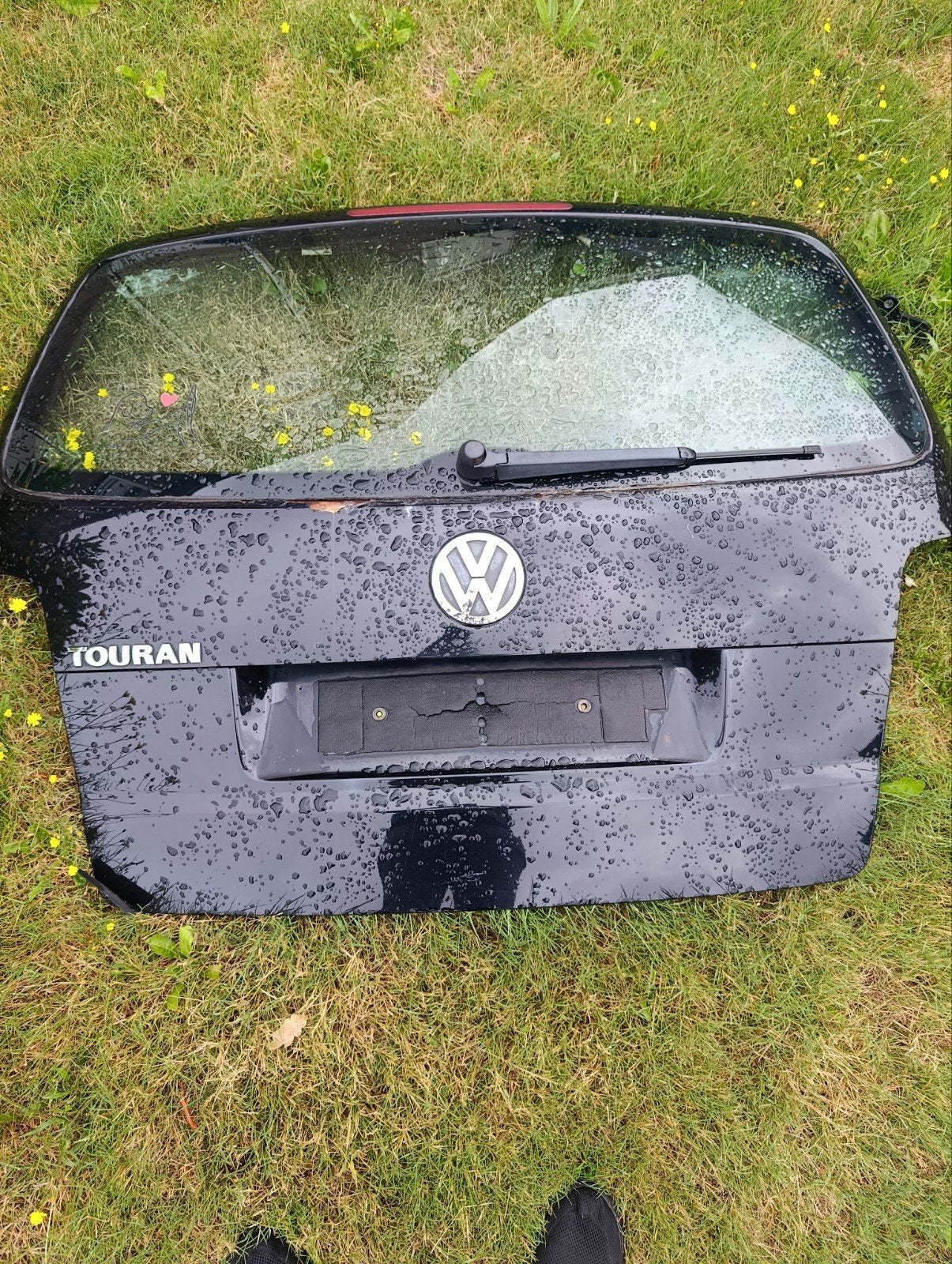 Achterklep VW Touran met ruitenwisser motor en kabelboom, Ophalen, Gebruikt, Achterklep, Volkswagen