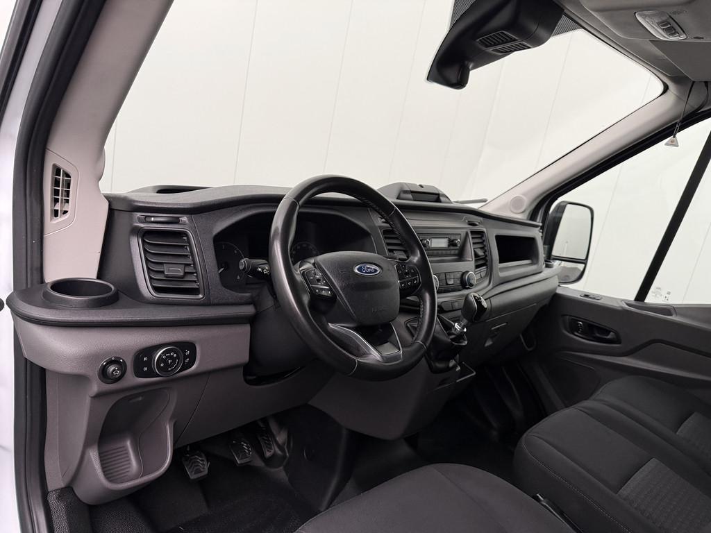 Ford Transit 2.0TDCi 130PK L4H3 Jumbo | Airco | Cruise | 3-Z, Mistlampen, Stof, Gebruikt, Zwart