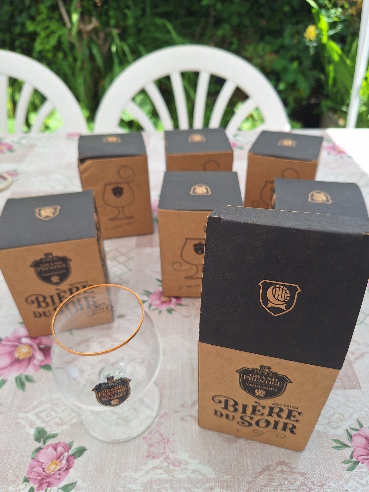 HERTOG JAN GRAND PRESTIGE glaasjes 0,15 l 7 stuks, Verzamelen, Glas en Borrelglaasjes, Ophalen of Verzenden, Zo goed als nieuw
