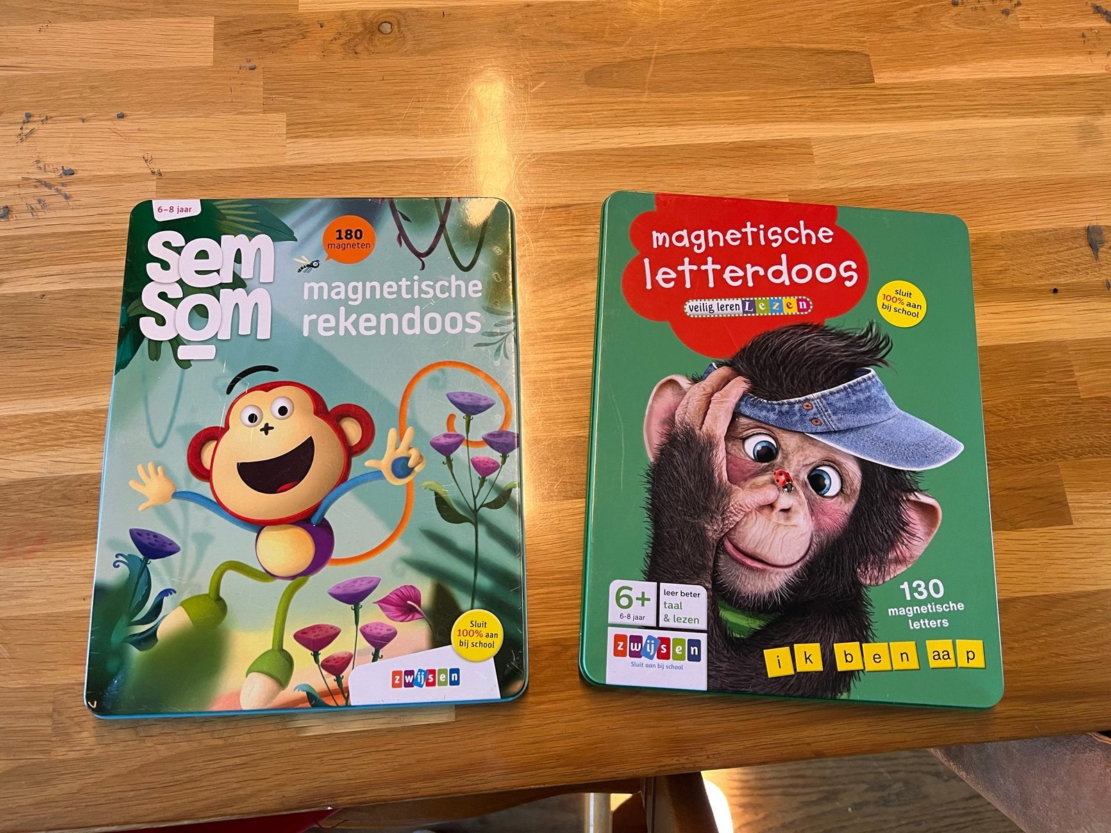 Sem Som Magnetische Rekendoos & Magnetische Letterdoos, Kinderen en Baby's, Ophalen of Verzenden, Zo goed als nieuw, Taal en Lezen