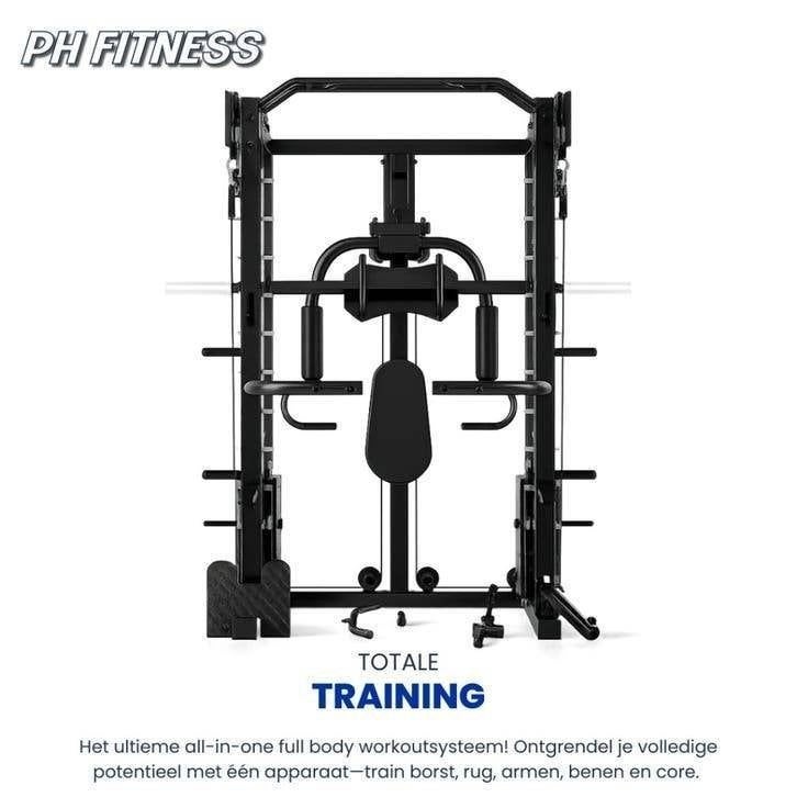 PH Fitness All-in-One Power Rack - Home Gym 160KG, Armen, Support@phfitness.nl, Nieuw, Ophalen of Verzenden