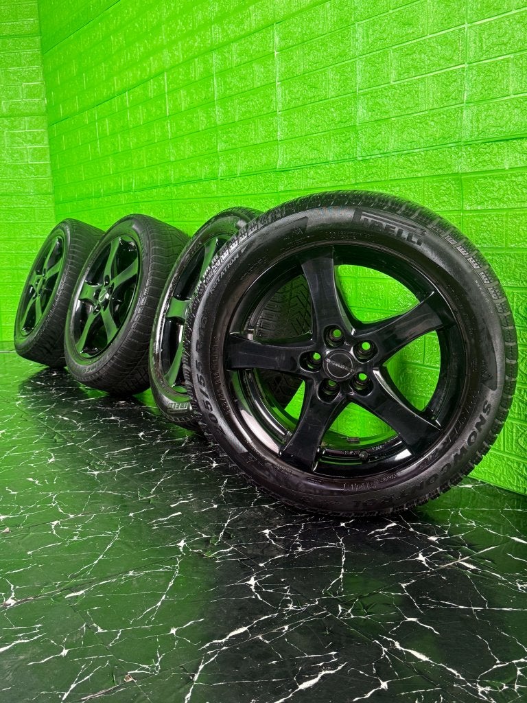 Volkswagen polo ibiza a1 a3 golf velgen 16" 5x100 winterset