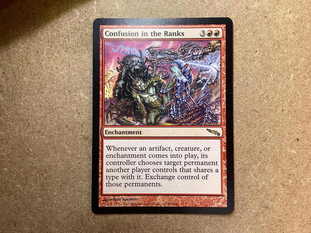 1x Confusion in the Ranks [087/306] (Near Mint), Ophalen of Verzenden, Zo goed als nieuw, Losse kaart
