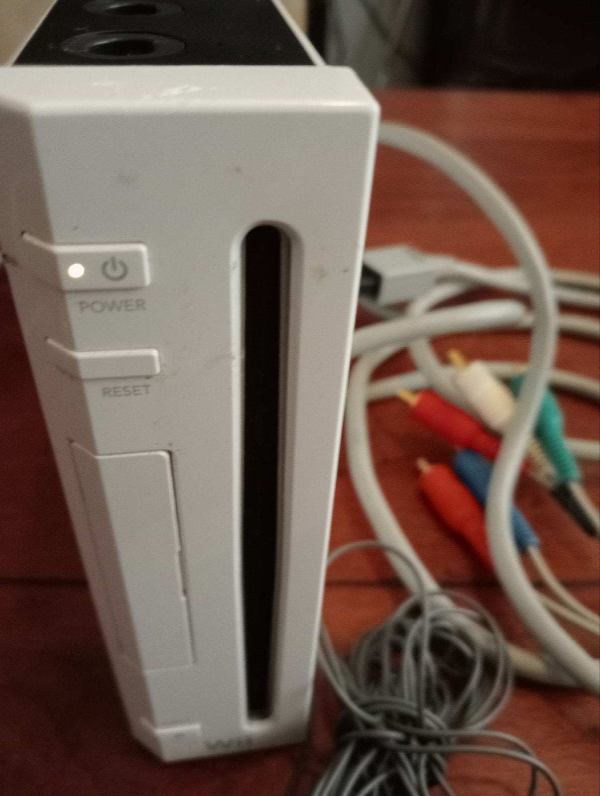 Nintendo Wii console met kabels en sensorbalk, Ophalen, Gebruikt, Zonder controller