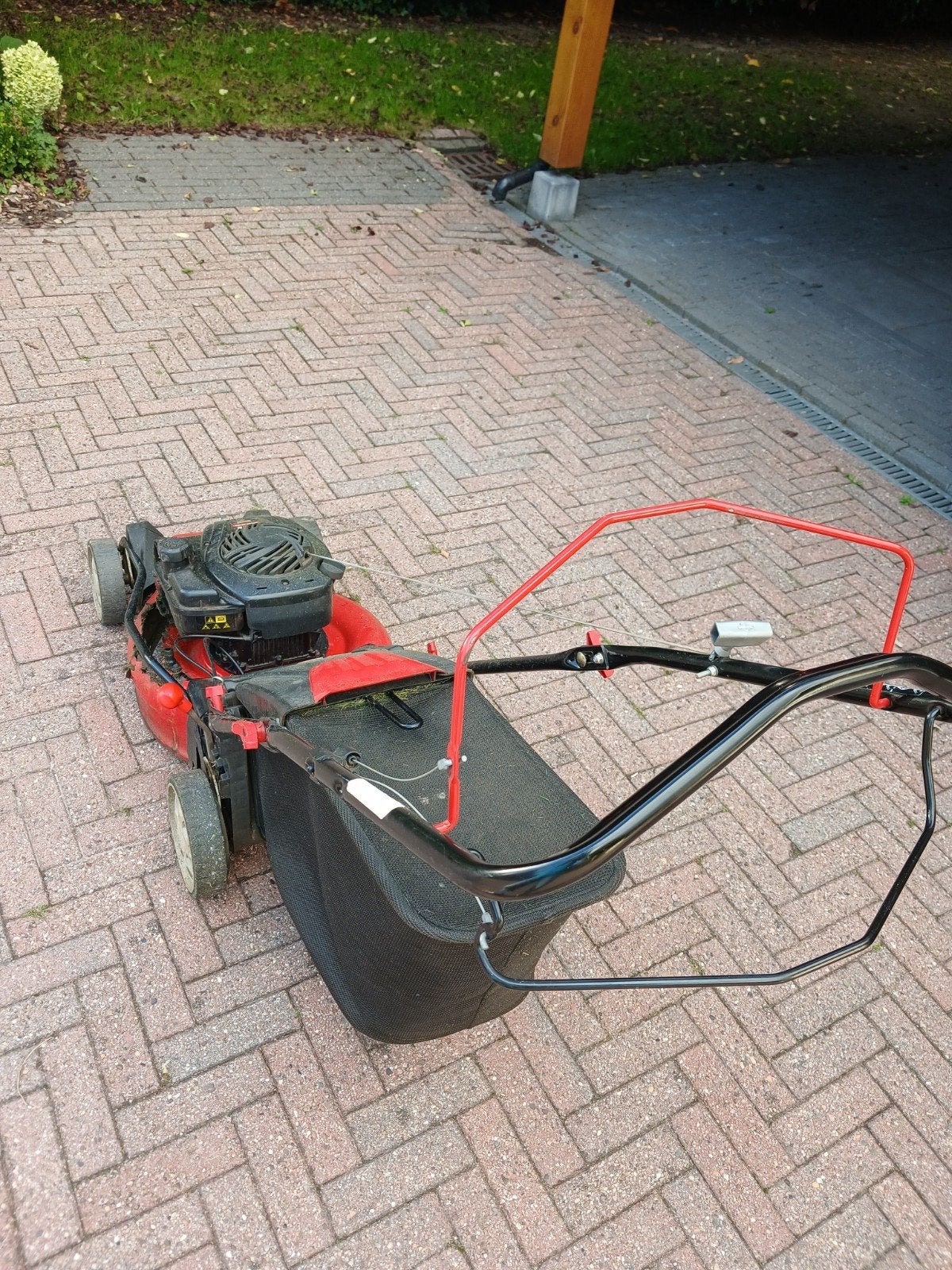 MTD Optima 46 SPB Benzine Grasmaaier Briggs & Stratton, Tuin en Terras, Cirkelmaaier, Gebruikt, MTD, Ophalen of Verzenden