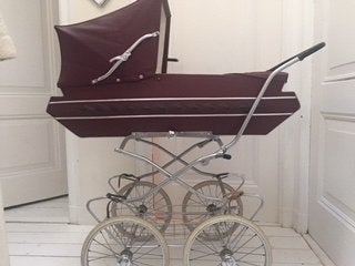Vintage Van Delft Kinderwagen - Klassiek en Charmant, Gebruikt, Met reiswieg, Ophalen, Kinderwagen
