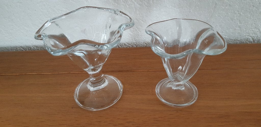Ijscoupe glazen, Ophalen, Glas of Glazen, Overige merken, Overige stijlen