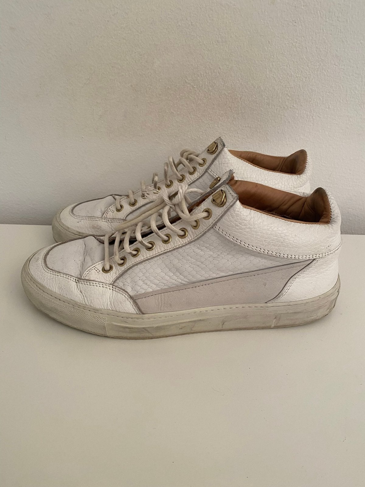 Mason Garments heren sneakers wit maat 41 schoenen leer, Kleding | Heren, Wit, Ophalen of Verzenden, Sneakers of Gympen, Gedragen