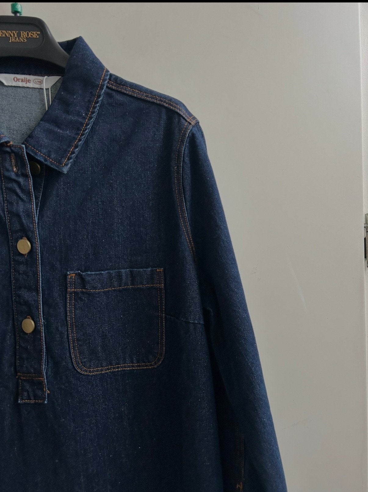 ORAIJE losvallende spijkerjurk blauw mt 38 en 42, Kleding | Dames, Maat 38/40 (M), -, Parijs, Nieuw