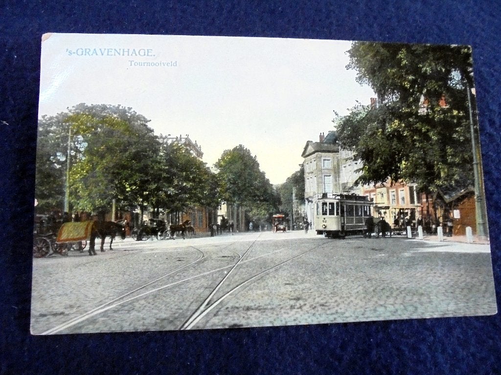 Den Haag Tournooiveld. HTM. Koffiekiosk van Keeken., Verzamelen, Verzenden, Voor 1920, Gelopen, Zuid-Holland