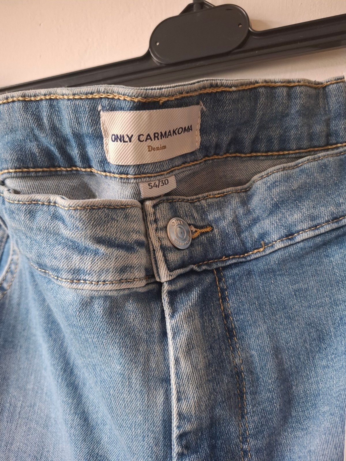 Only Carmakoma Willy High Waist Flared Jeans - Maat 54/30, Customerservice@bestseller.com, Blauw, Nieuw, Ophalen of Verzenden