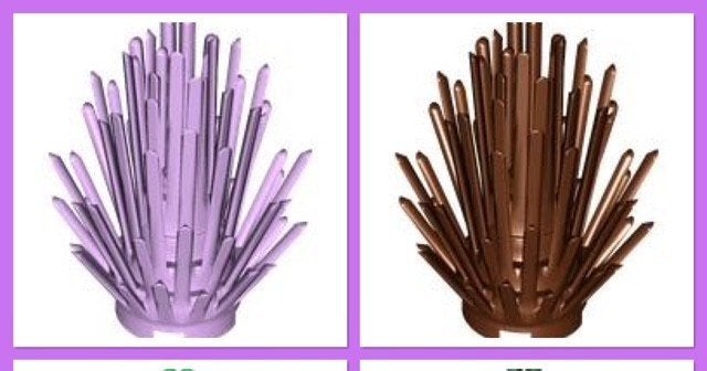 lego stekelige struik, plant 2x2x4 in 2 kleuren, Ophalen of Verzenden, Nieuw, MOC (eigen creatie), Lego