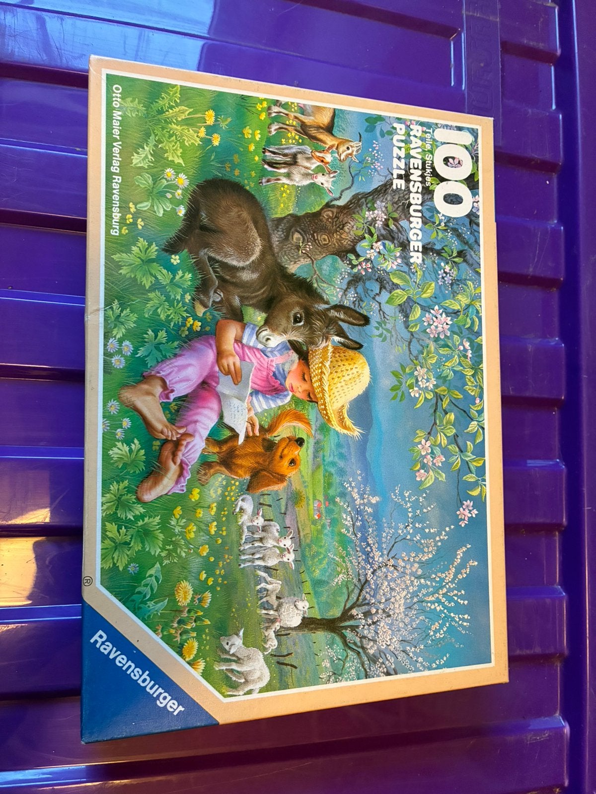 Puzzel met dieren, Ophalen of Verzenden, Meer dan 50 stukjes, Zo goed als nieuw, 6 jaar of ouder