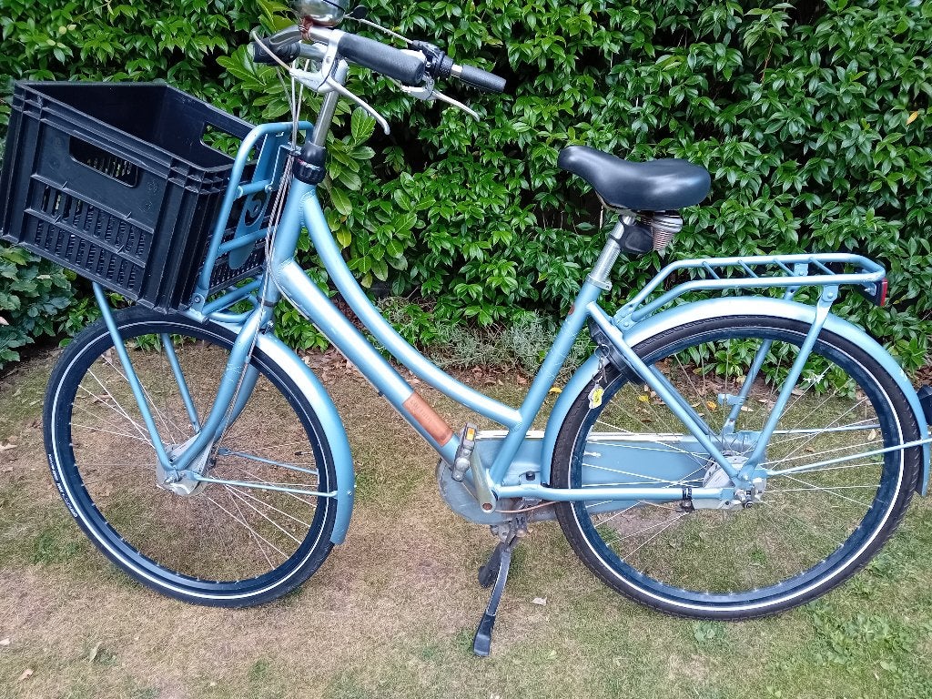 Cortina transportfiets meisje, Gebruikt, Versnellingen, Cortina, Trommelrem