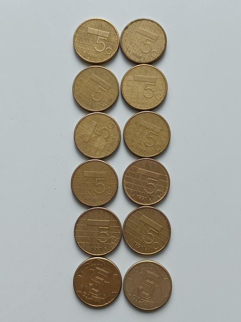 Diverse jaartallen 5 gulden, Ophalen of Verzenden, Koningin Beatrix, 5 gulden, Losse munt
