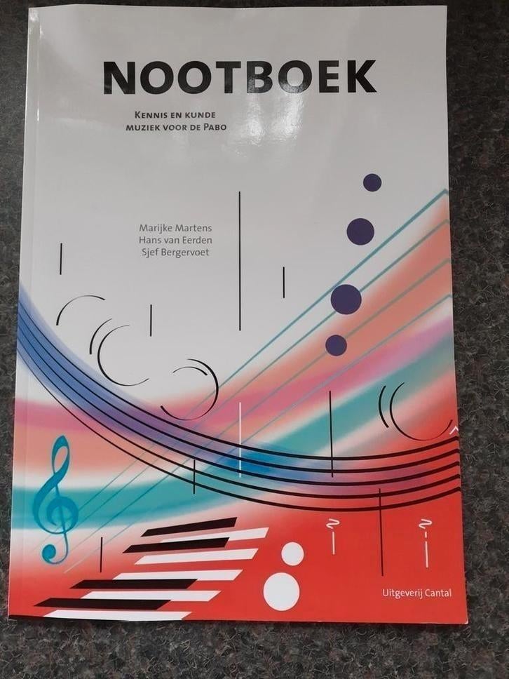 Marijke Martens - Nootboek pabo de kempel Helmond, Boeken, Muziek, Zo goed als nieuw, Artiest, Ophalen of Verzenden