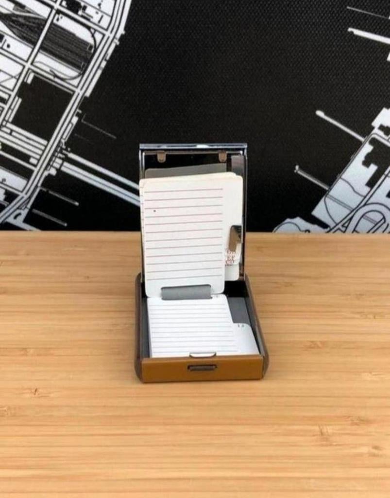 Vintage Mini pop-up Adresboek Telefoonboek Rolodex 70s, Antiek en Kunst, Ophalen of Verzenden