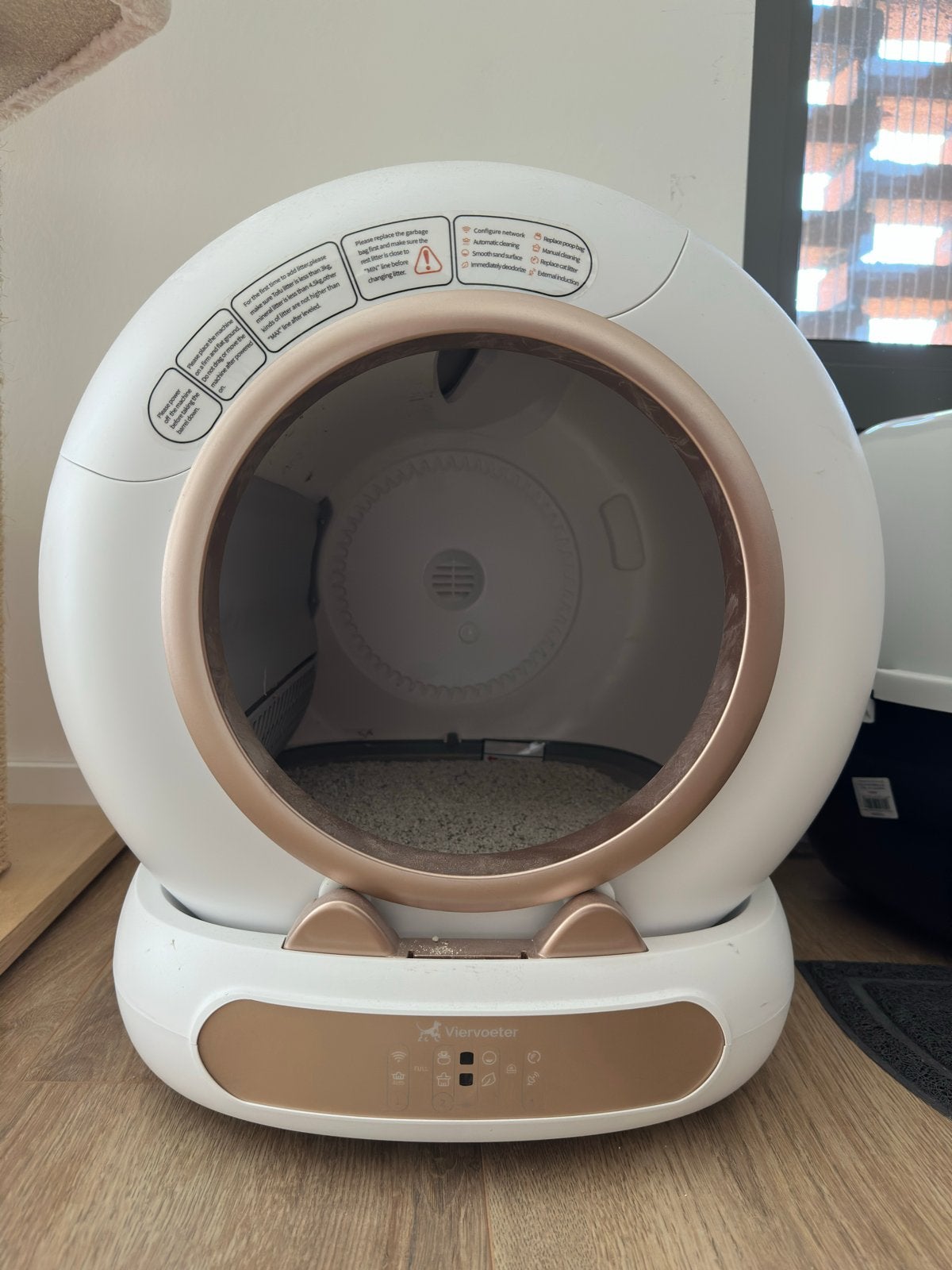 Automatische zelfreinigende kattenbak + 3 gratis zakken, Ophalen, Zo goed als nieuw