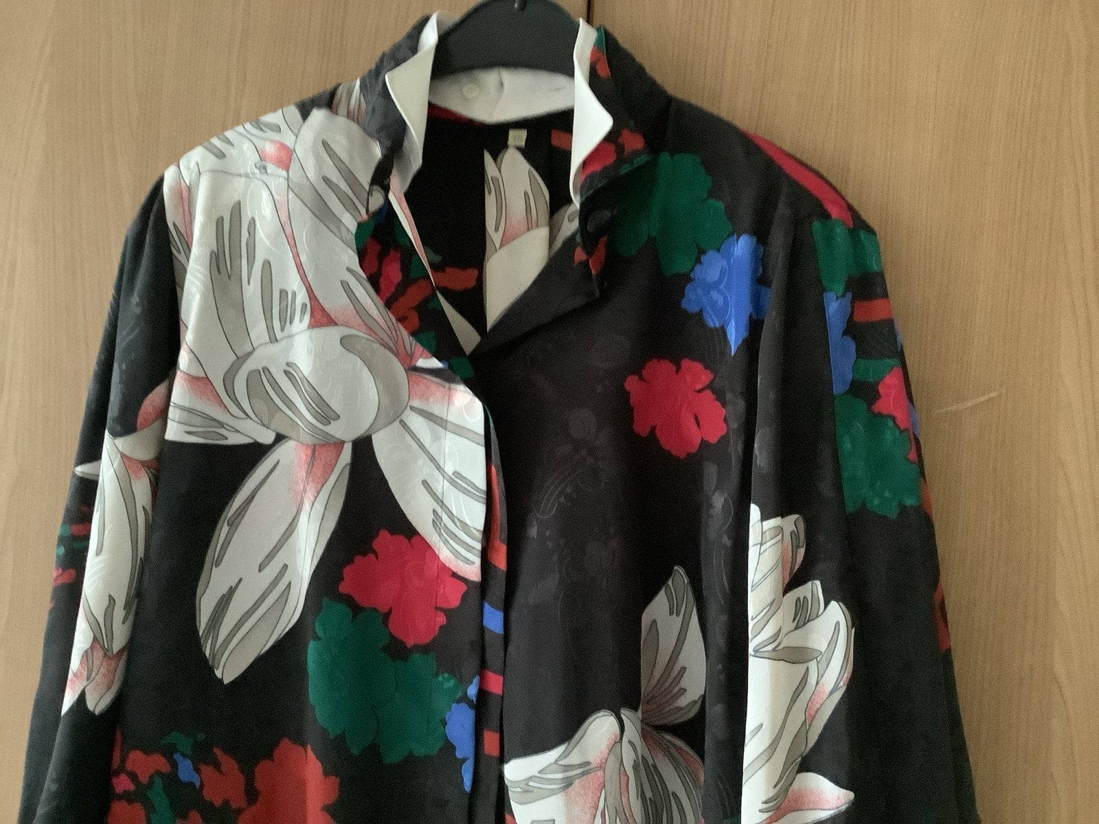 Bloes met bloemenprint - Maat 40, Kleding | Dames, Verzenden, Zo goed als nieuw, Maat 38/40 (M), Overige kleuren